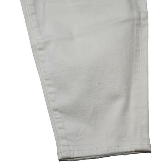 American Eagle Super Stretch White Ripped Knee Skinny Jeans Plus Size‎ 24 New - Picture 6 of 14